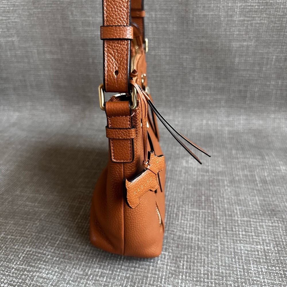 Radley London Fountain Road Leather Crossbody Handbag… Gem